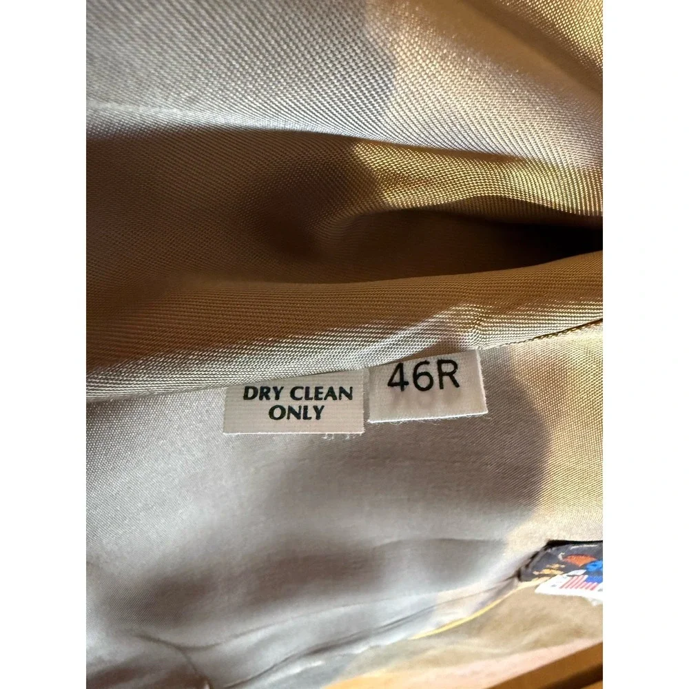 Kenny Rogers Circle S Vintage Western Corduroy Blazer 46R Elbow‎ Patch USA